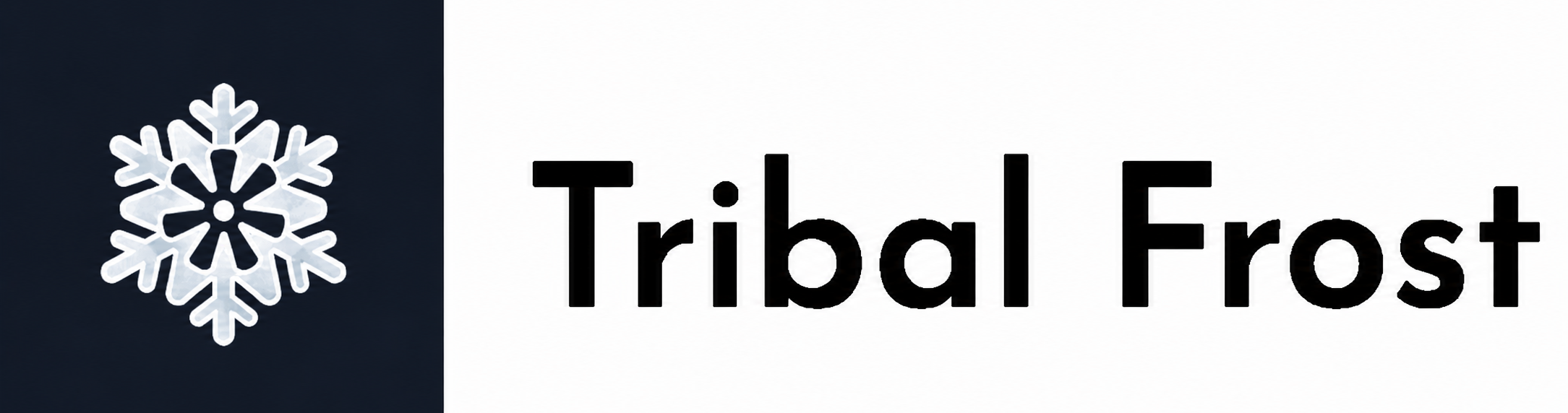 Tribal Frost logo with snowflake icon